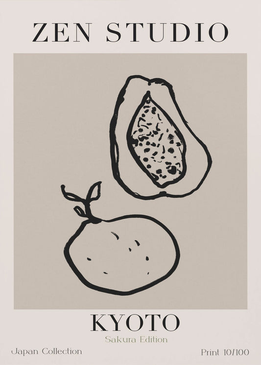 Zen-Fruchtessenz | Leinwand