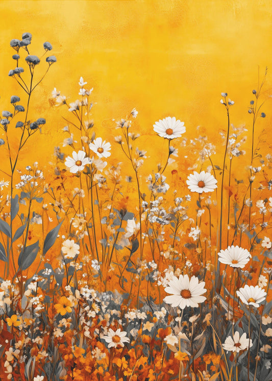 Wildflower Meadow Evergreen Flowers | Poster