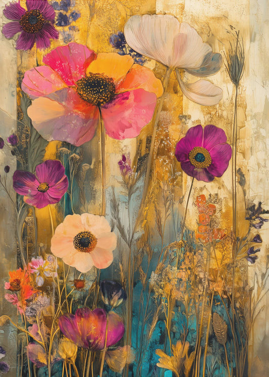 Wildflower Meadow Evergreen Flowers | Poster