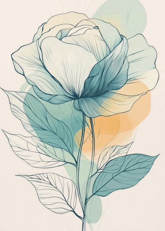 Evergreen Graphic Floral | Poster