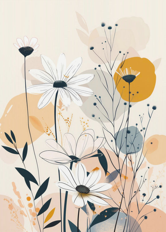 Abstract Floral Elements | Poster