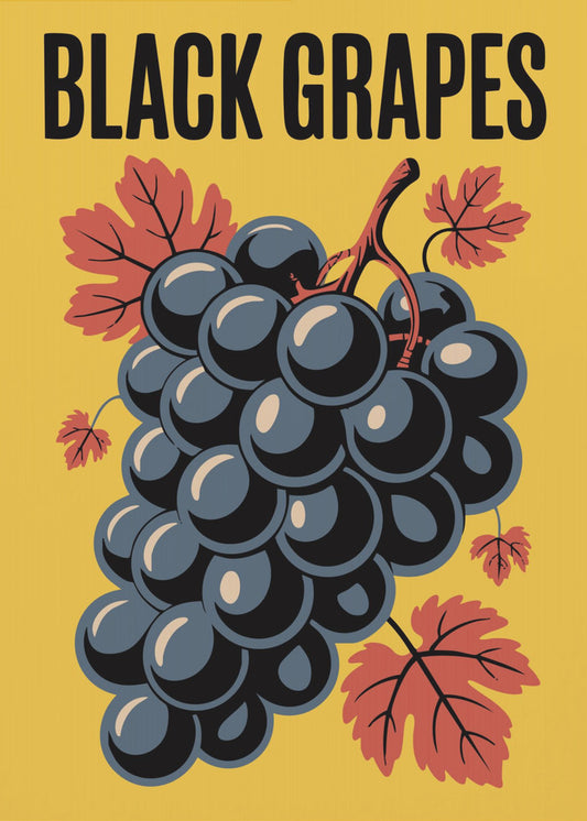 Trauben & Blätter | Leinwand