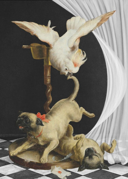 Lebendige Szene eines Vogels | Poster