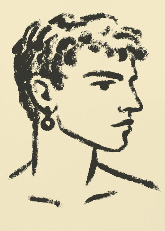 Pensive Profile | Poster