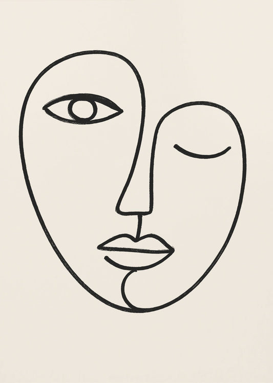 Minimalist Face | Poster