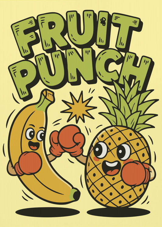 Fruchtpunsch Pink | Leinwand