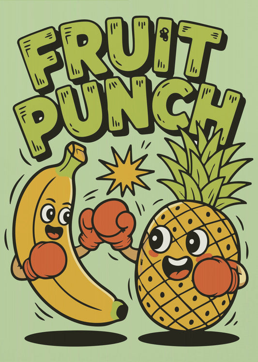 Fruchtpunsch Pink | Leinwand