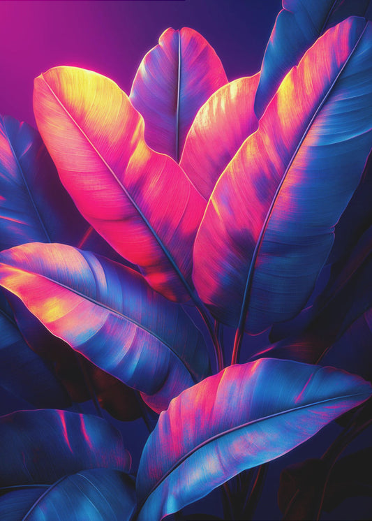 Tropical Vibes Hidden Tropics Banana leaves (4) | Poster