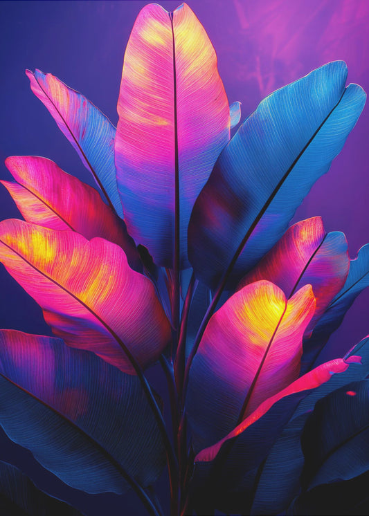 Tropical Vibes Hidden Tropics Banana Leaves (5) | Poster