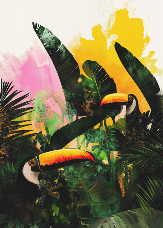 Tropical Vibes Hidden Tropics Toucans (7) | Poster