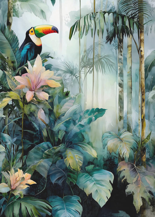 Tropical Vibes Hidden Tropics Toucan (8) | Poster