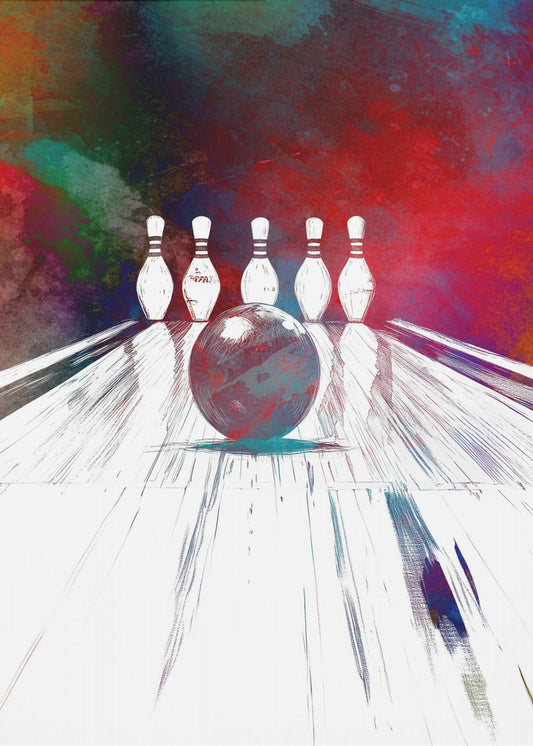 Sport Bowling art | Poster