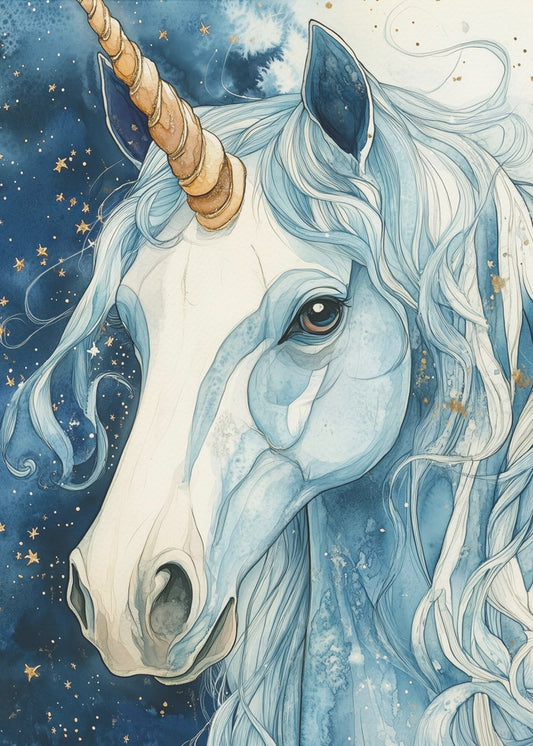Unicorn white horse | Poster