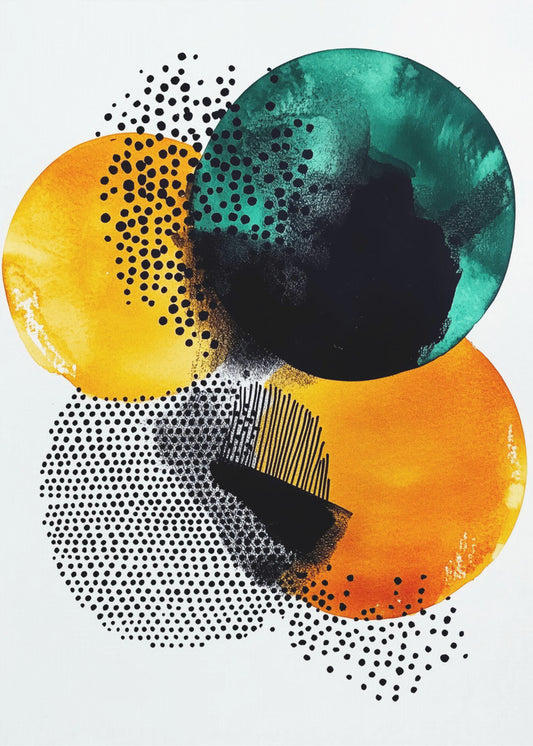 Composition with Overlapping Circles | Poster