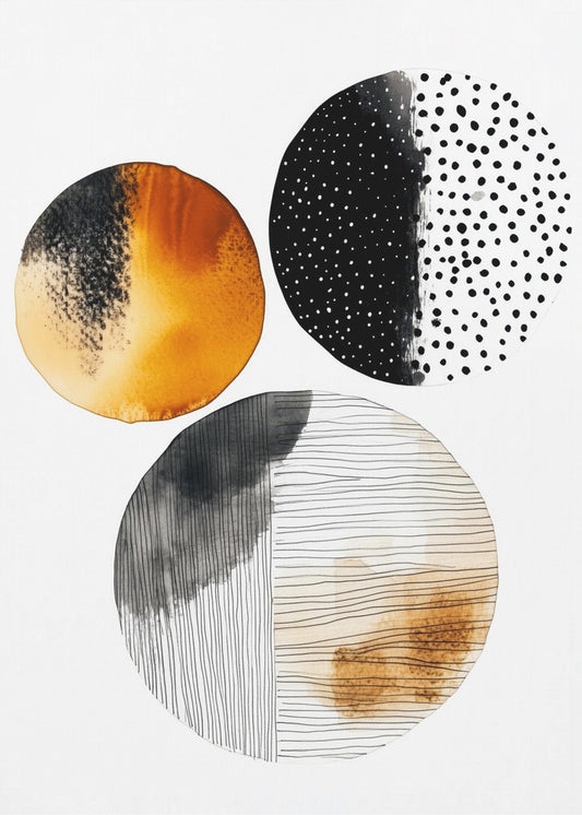 Composition with Overlapping Circles | Poster