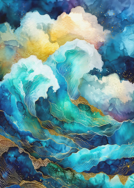 Nautica Sea Art Watercolor (23) | Poster