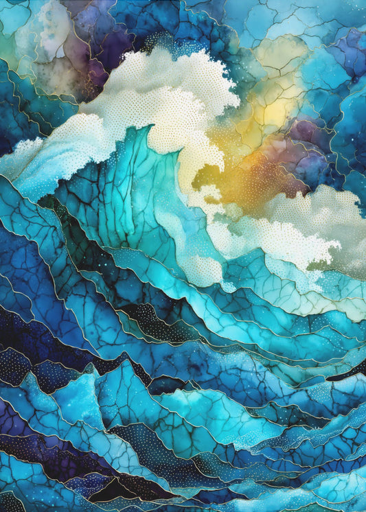 Nautica Sea Art Watercolor (25) | Poster