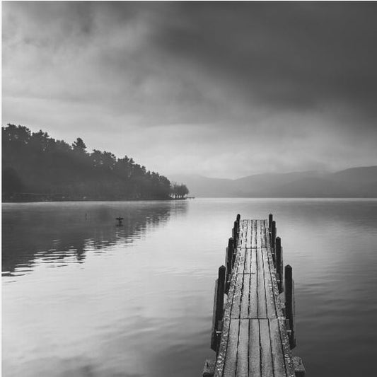 Seeblick mit Pier II | Leinwand-Bilder