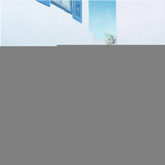 Blue Stairway Journey | Canvas