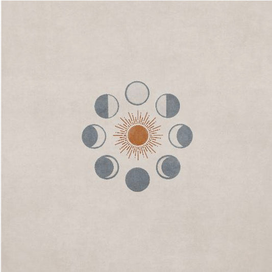 Bej Mond und Sonne für Fälle | Poster