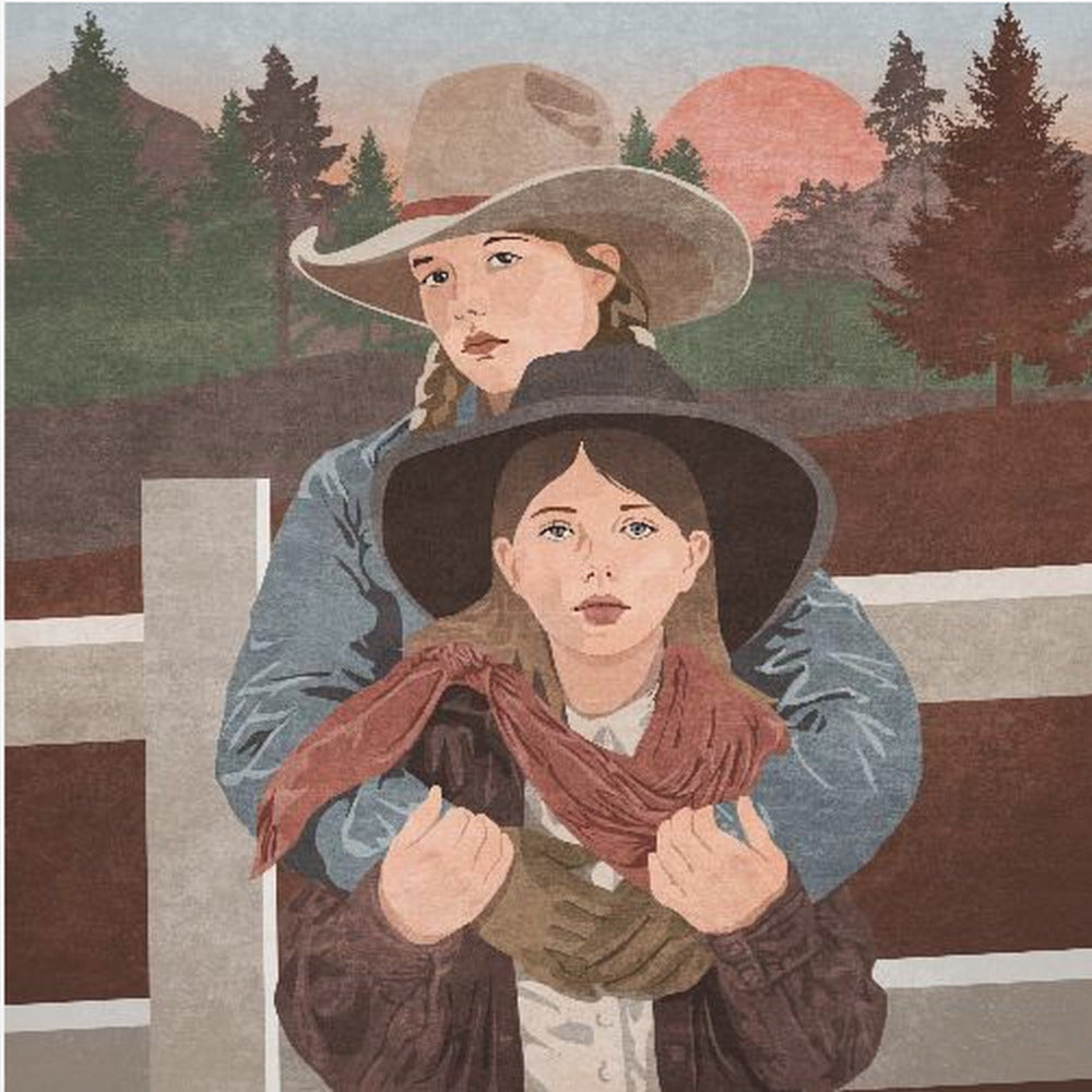 Westliche Schwestern | Poster - Kunstdruck