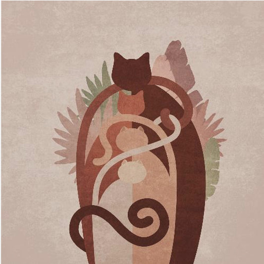 Katzengang Boho Kopie | Poster