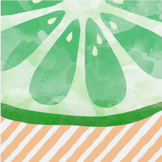 Limetten-Abstrakt | Poster - Kunstdruck