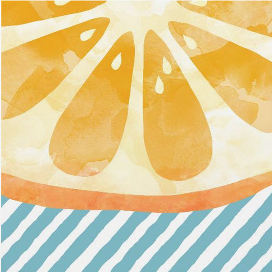 Oranges Abstraktes | Poster - Kunstdruck