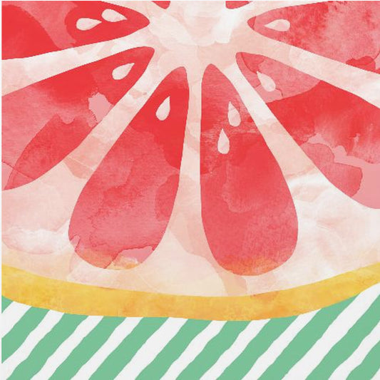 Rote Grapefruit | Poster - Kunstdruck