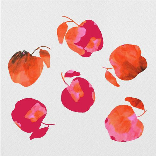 Apfel Chiffon Rosa Orange | Leinwand