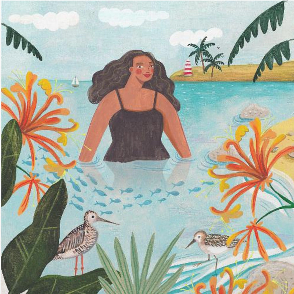 Marcher dans la mer | Tableaux sur Toile
