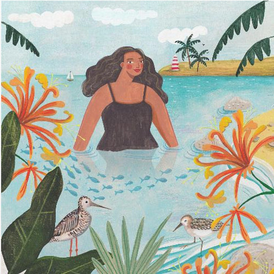 Spaziergang im Meer | Leinwand-Bilder