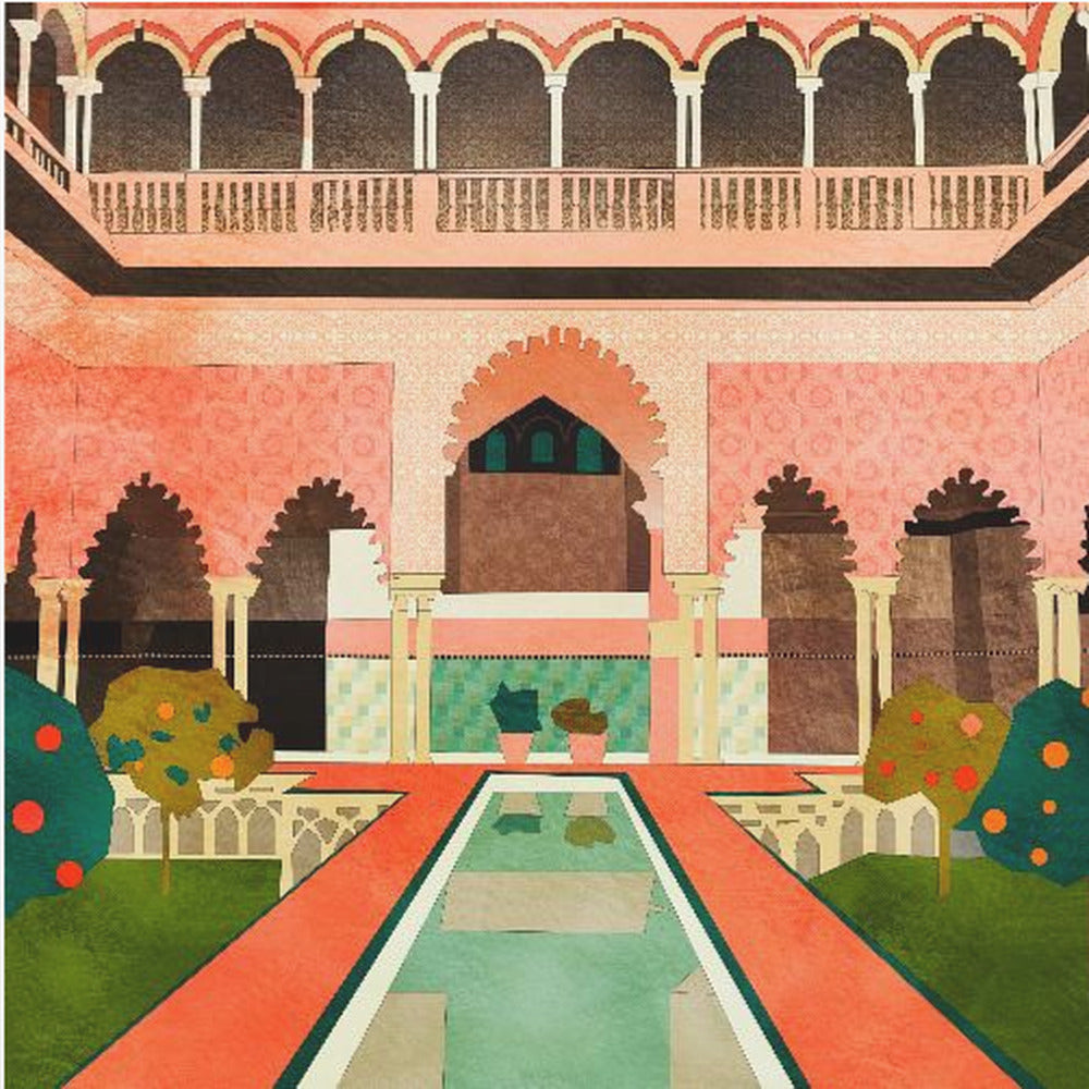 Alhambra Granada Spanien | Poster