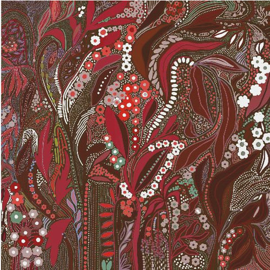 Crimson Isle’s Verdant Secret | Canvas