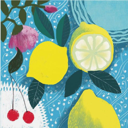 Zitrone und Kirschen | Poster