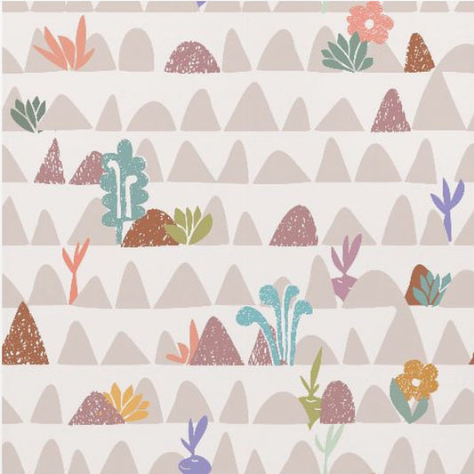 Farmland abstract warm white | Poster