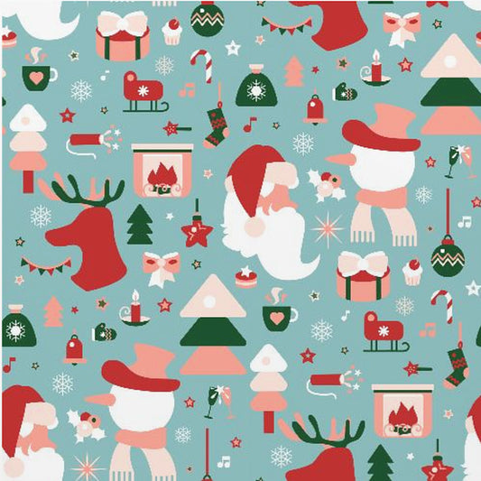 Festive Christmas Pattern | Poster