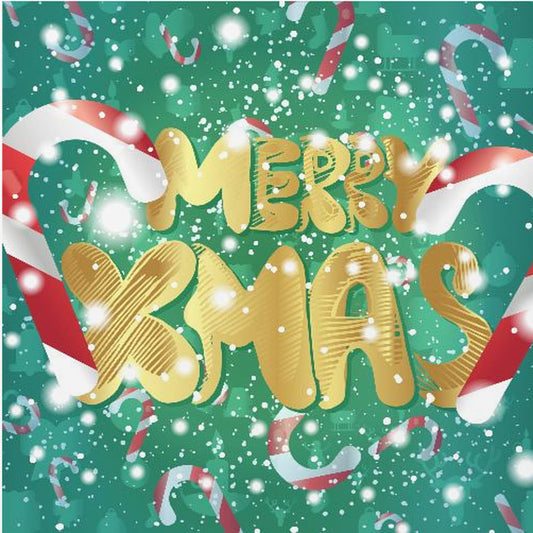 Merry Xmas Lettering | Poster