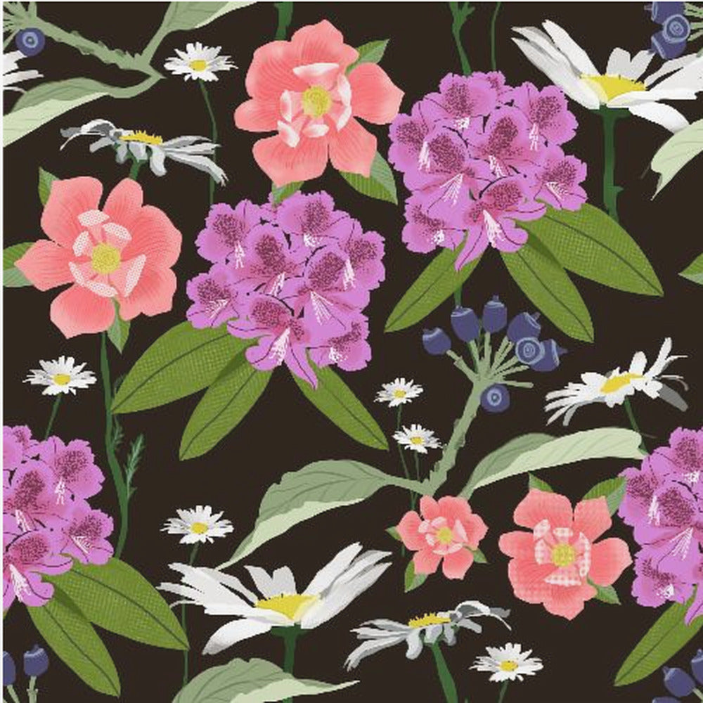 Rhododendrons and daisies | Poster