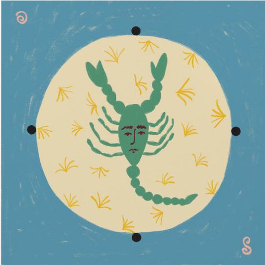 Skorpion mit menschlichem Gesicht | Poster