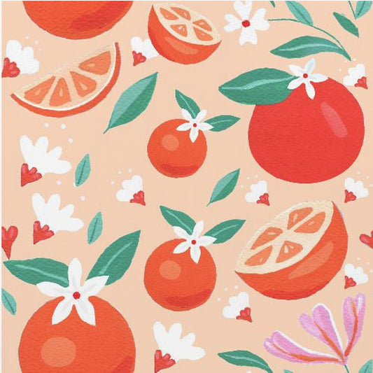 Zitrusmuster | Leinwand