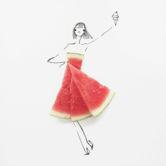 Wassermelonengruß | Leinwand