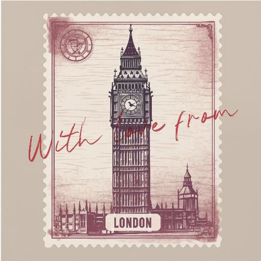 Mit Liebe aus London | Leinwand