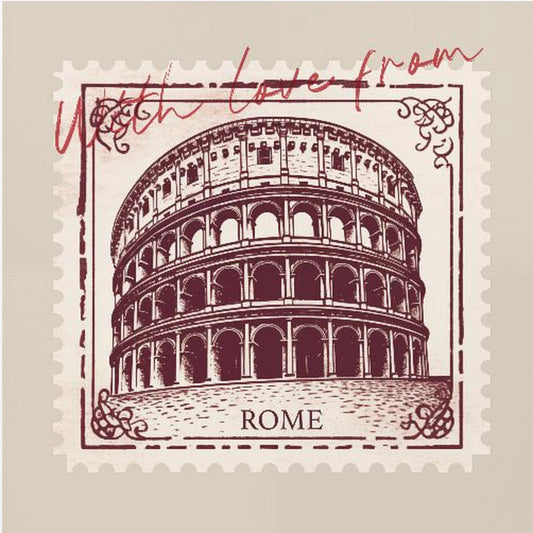 Mit Liebe aus Rom | Leinwand