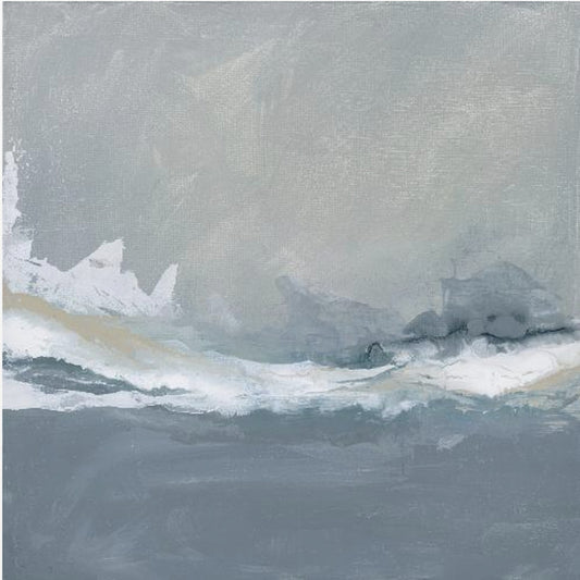 Dynamic Ocean Waves Under a Cloudy Sky | Poster