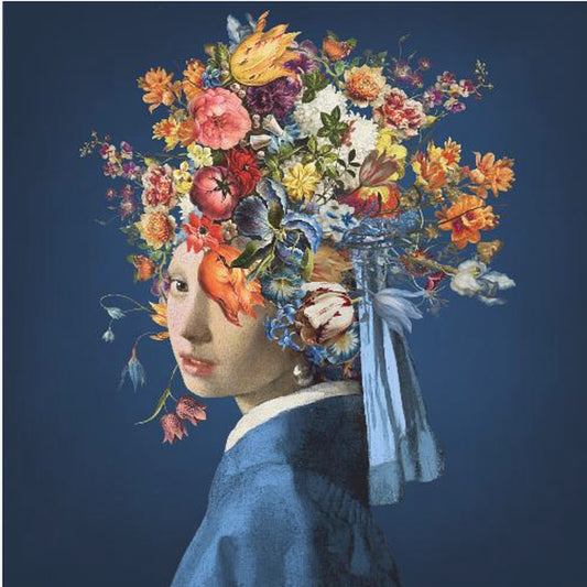 Das Mädchen mit dem Perlenohrring – So Pretty In Blue Edition | Poster