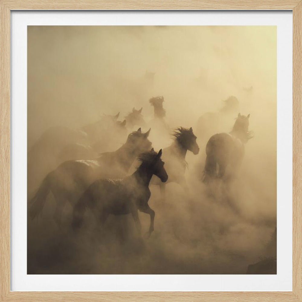 migration of horses | Poster