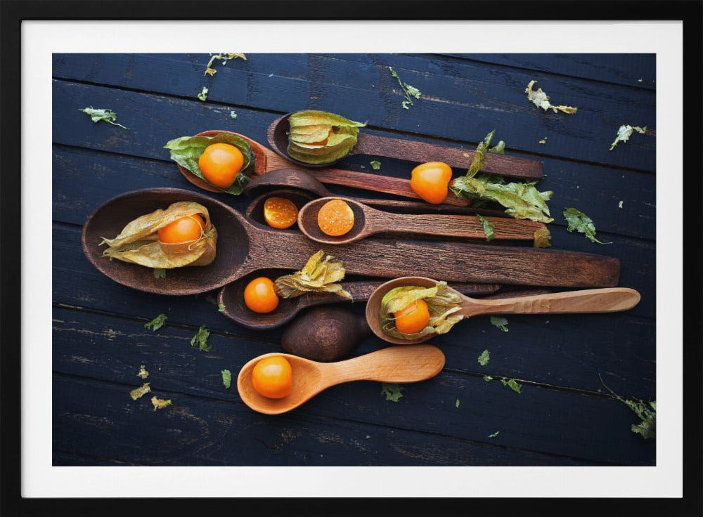 Löffel&Physalis | Poster - Kunstdruck