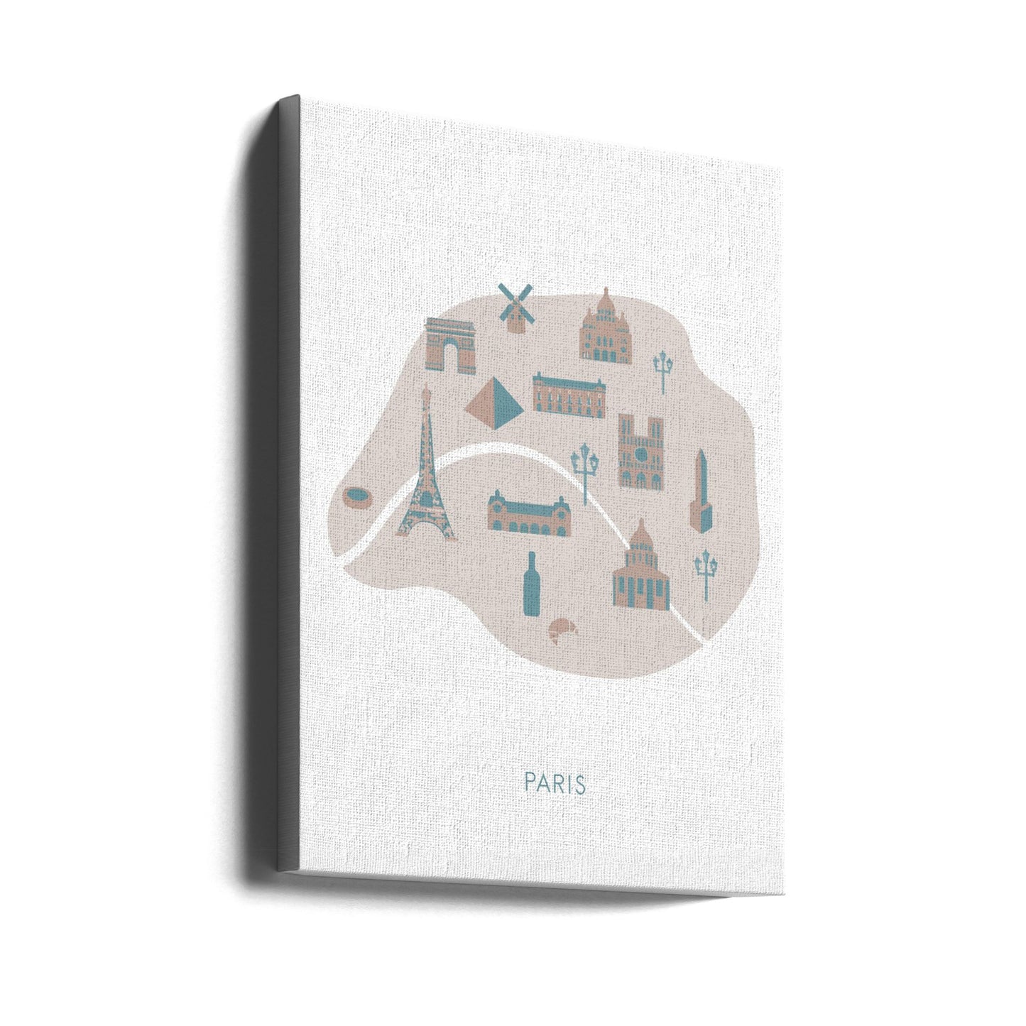 Paris Map | Canvas