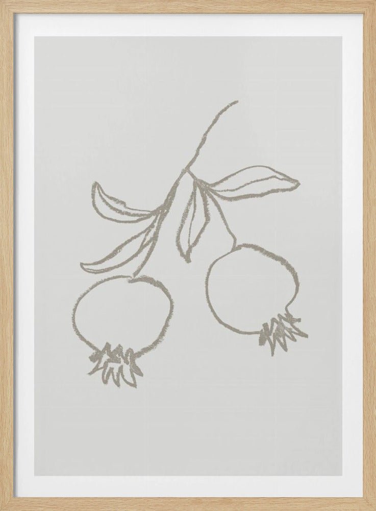 Pomegranate Green | Poster